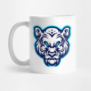 Tiger White Mug